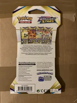 Pokemon TCG Brilliant Stars Sleeved Booster Pack - Brand New Factory Sealed - Image 2