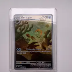 Pokemon Omanyte 180/165 Sv: Scarlet & Violet 151 Illustration Rare Holo - Image 1