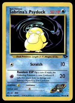 Sabrina’s Psyduck #99 - Pokemon Gym Challenge - LP - Image 1