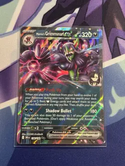 Pokemon TCG Marnie's Grimmsnarl ex 136/182 Sv10: Destined Rivals Double Rare - Image 1