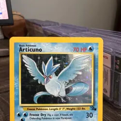 Pokemon TCG Fossil Articuno 2/62 Holo Unlimited Rare - Image 2