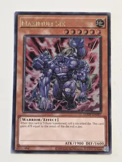 Maximum Six (UTR) LODT-EN097 EURO Ultimate Rare Yugioh Light of Destruction Mint - Image 2
