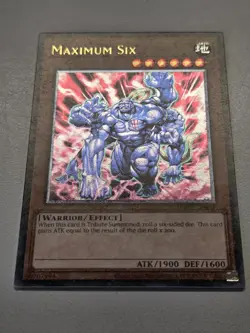 Maximum Six (UTR) LODT-EN097 EURO Ultimate Rare Yugioh Light of Destruction Mint - Image 4