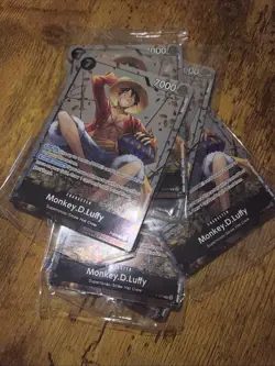 One Piece CCG Monkey D. Luffy Tin Foil Promo Sealed - Image 1