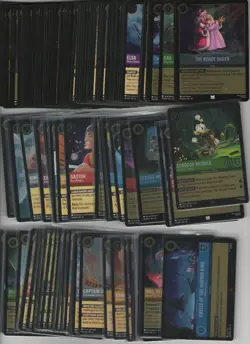 Disney Lorcana TCG Cold Foil Lot of 128 Cards- All Sets - Image 1