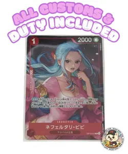 Nefertari Vivi OP13-012 Promo One Piece Card Game Japanese NM Four Card Set - Image 1