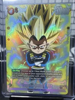Vegeta Mini DA FB06-084 SSJ3 Alternate Art Dragon Ball Card English Fusion World - Image 1