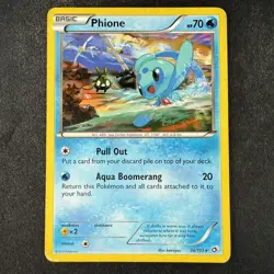 Pokemon TCG Phione 36/113 Legendary Treasures Regular Non Holo Rare Card - Image 1