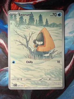 Snorunt 227/217 ASC Basic Ice 70 HP 10 Attack Pokemon TCG Card - Image 1