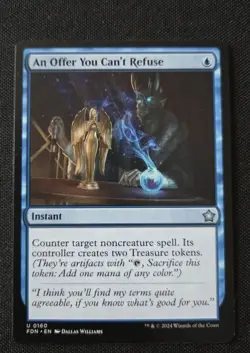 MTG - An Offer You Can’t Refuse – Foundations - Near Mint Uncommon #160 Non Foil - Image 1