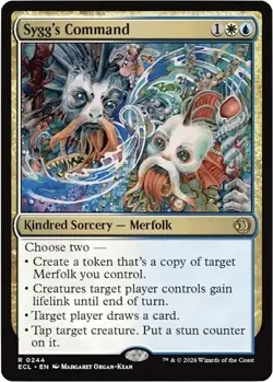x1 Sygg's Command - Foil R MTG Lorwyn Eclipsed M/NM, English - Image 1