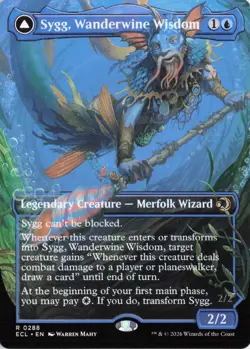 Sygg, Wanderwine Wisdom (Borderless), 288, ECL, Normal - Image 1