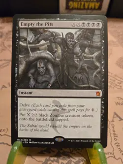 MTG Empty the Pits Khans of Tarkir Regular Mythic NM - Image 1