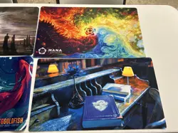 Magic The Gathering Large Lot Mixed Playmats 5x total. Free Shipping - Image 2