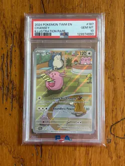 POKEMON #187 CHANSEY PSA 10 - Image 1