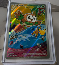 Pokemon TCG - Rowlet - First Partner Illustration Promo 043 30th Anniversary - Image 1