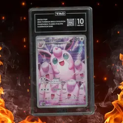 Pokemon Phantasmal Flames WIGGLYTUFF 105/094 Illustration Rare TAG 10 - Image 1