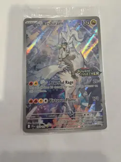 N's Reshiram 167/159 Pokemon TCG Journey Together Stamped Promo Sealed - Image 1