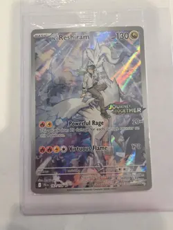 N's Reshiram 167/159 Pokemon TCG Journey Together Stamped Promo Sealed - Image 3