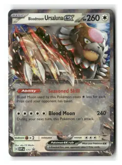 Bloodmoon Ursaluna ex 177 Holofoil Promo Scarlet & Violet Promo Pokemon NM - Image 1