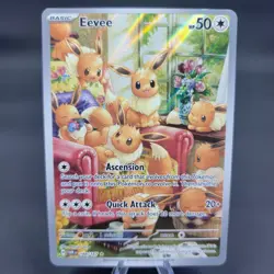Pokemon TCG Eevee 188/167 IR Twilight Masquerade Near Mint Holo - Image 1