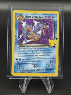 Pokemon Dark Gyarados Holo Celebrations: Classic Collection 8/82 NM/M - Image 1