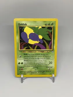 Pokemon TCG Oddish Neo Genesis 68/111 Regular Unlimited Common - Image 1