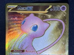 Pokemon TCG Mew ex 205/165 Full Art Hyper Rare Holo Sv: Scarlet & Violet 151 - Image 2