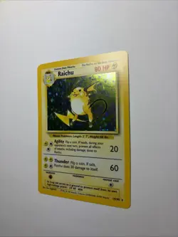 1999 Pokemon TCG Raichu Holo Ungraded #14/102 Mint/Near Mint - Image 2
