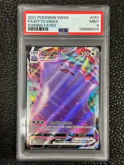 2021 Pokemon Shining Fates #SV119 Ditto Vmax Full art PSA 9 Mint - Image 1