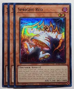 Yugioh x3 Spright Red BLTR-EN078 Ultra Rare 1st Edition - Image 1
