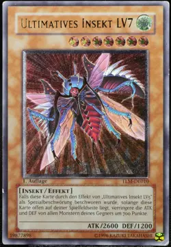 Yu-Gi-Oh! Ultimatives Insekt LV7 TLM-DE010 1.Edition Ultimate Rare [LP]| DE 2005 - Image 1