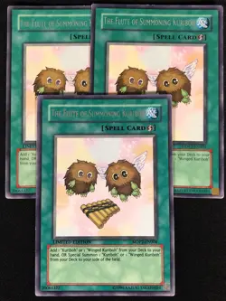 Yugioh The Flute of Summoning Kuriboh MDP2-EN004 Rare x3 (LP) - Image 1