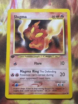 Slugma 53/64 NM Neo Revelation 1st Edition Pokemon TCG - Image 1