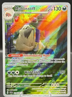 Mabostiff 218 Illustration Pokemon 2023 Scarlet & Violet Base Set - Image 1