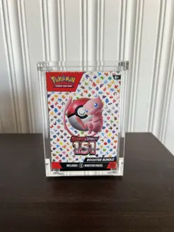 Pokemon 151 SV Booster Bundle Display Case Factory Sealed W/Acrylic Case - Image 2