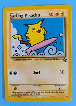 Pokemon TCG Surfing Pikachu 28/53 Wotc Promo Regular #28 - Image 1