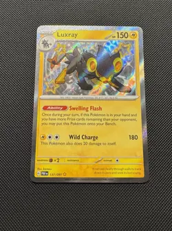 Pokemon TCG Luxray 137/091 Sv: Paldean Fates Shiny Rare Near Mint - Image 2