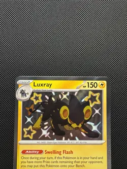 Pokemon TCG Luxray 137/091 Sv: Paldean Fates Shiny Rare Near Mint - Image 3
