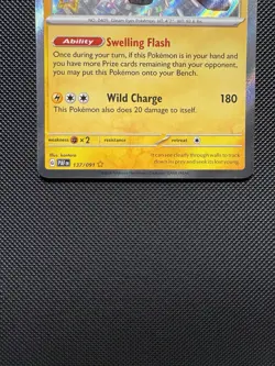 Pokemon TCG Luxray 137/091 Sv: Paldean Fates Shiny Rare Near Mint - Image 4