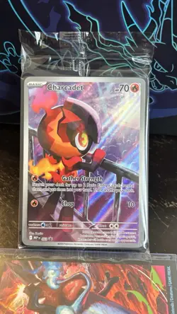 Pokemon Charcadet 022 Mega Evolution PROMO (SEALED) Full Art Holo NM - Image 1