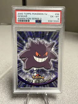 Rare 2000 Pokemon TV Gender #94 PSA 6 - Image 1