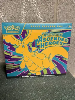 Pokemon Ascended Heroes Elite Trainer Box ETB Factory Sealed Mega Evolution 2026 - Image 1