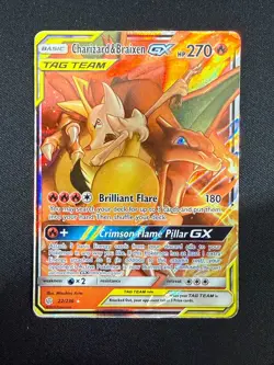 Charizard & Braixen Tag Team GX - (22/236) Cosmic Eclipse (MP) - Pokemon - Image 1