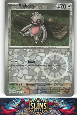 160/193 - Slakoth - Common - Near Mint or Better - Pokemon TCG - #160/193 - Image 1