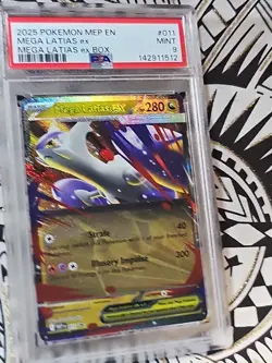 Mega Evolutions Latias ex BOX 2025 #011 PSA 9 MINT (512) Pokemon - Image 2