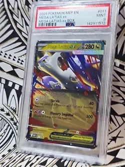 Mega Evolutions Latias ex BOX 2025 #011 PSA 9 MINT (512) Pokemon - Image 4