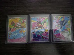 Pokemon First Partner Illustration Collection Alolan Starters - Image 1