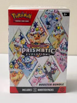 Pokemon Prismatic Evolutions Factory SEALED Booster Bundle - Image 1
