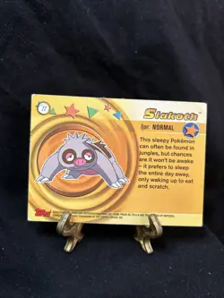 Topps Pokemon Advanced Non Holo Slakoth #77 Vintage - Image 2